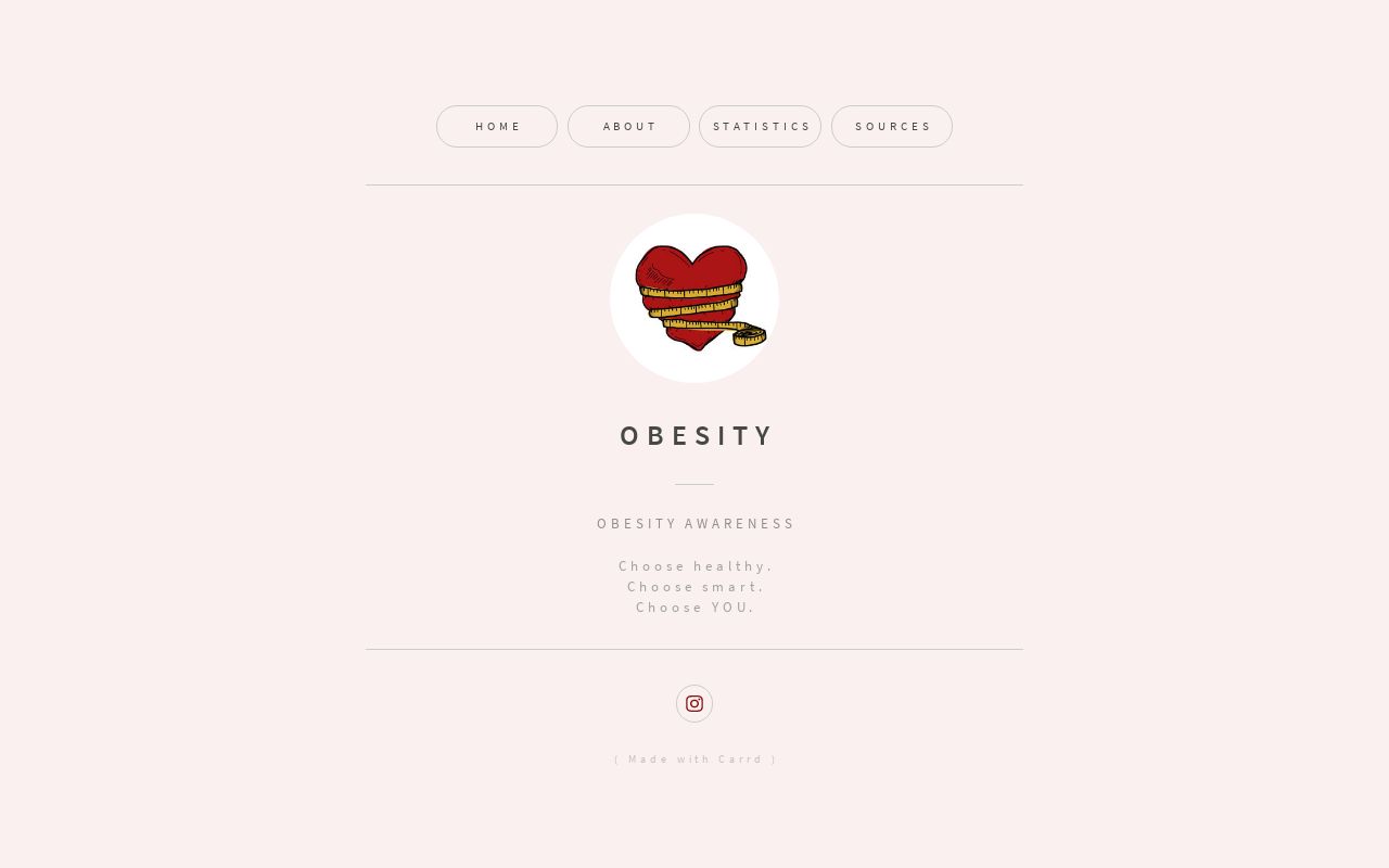 Carrd profile picture for @obesity